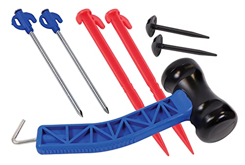 Kit de piquetas y mazo contra el viento para avances de caravana y tiendas Leisurewize 33pc