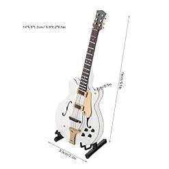 Hztyyier Instrument Ornement Miniature Guitare Ornement Réplique Modèle Musical avec étui pour Cadeaux d’anniversaire De… - Les Beatles, Paul McCartney, John Lennon, RIngo Starr, George Harrison Hztyyier Instrument Ornement Miniature Guitare Ornement Réplique Modèle Musical avec étui pour Cadeaux d'anniversaire De… – Image 4