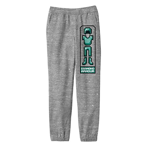 Minecraft Diamond Armor Athletic Heather Sweatpants