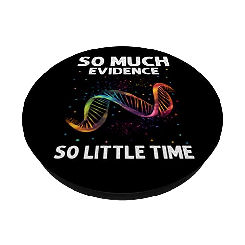 Forensic Criminology Quote for Crime Scene Investigator PopSockets Swappable PopGrip, Black - Image 2