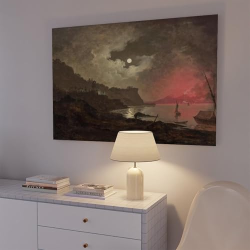 Toile Joseph Wright du Vésuve à Naples pour s'évader du bureau