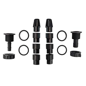 AquaSprouts Ebb & Flow Plumbing Fitting Kit for DIY Aquaponic or Hydroponic Systems