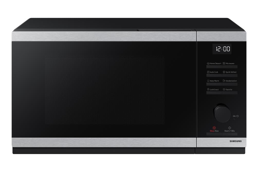 SamsungSolo Microwave, 800W, Capacity: 23 Litre, Type G, Push Buttons, Stainless Steel, MS23DG4504ATE3