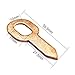 50 PCS/Set 55.5mm Copper coated Stainless steel Dent Puller Rings For Spot Welding Car Body Panel Pulling Washer Tool
