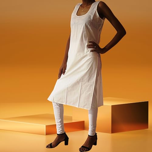 Image of Inner Slip for Women, Cotton Long Camisole Slip for Chikankari Dress, Sameez for Girls, Inner Wear for Summer