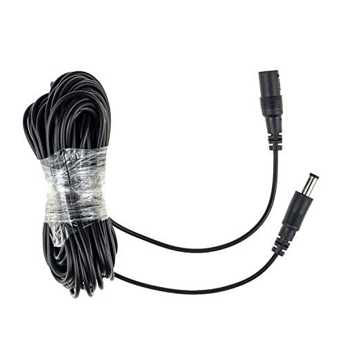 CKK 10m(30ft) 2.1x5.5mm Dc 12v Power Extension Cable for CCTV Wireless Security Camera System IP Camera NVR Standalone