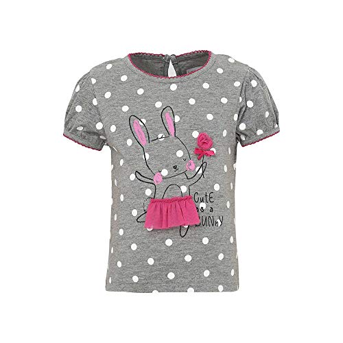 Image of Karrot by Shoppers Stop Girls Round Neck Printed Lace Top 206405471-P