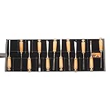 Bull Tools BT 18-503 Wood Working & Carving Tool Storage Organizer Tool Roll Dyed Heavy Weight...