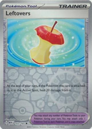Pokemon - Leftovers 163 165 - Pokemon 151 - Reverse Foil - Single Card - Single Card