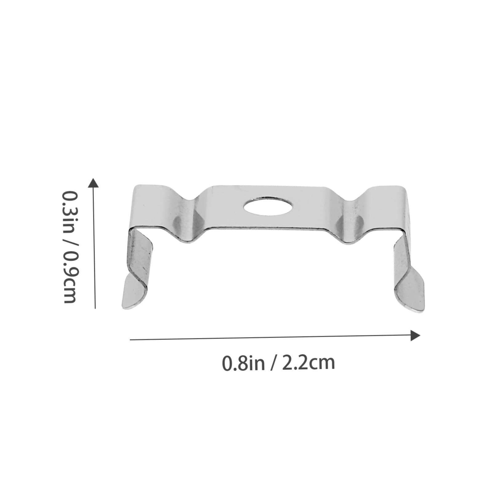 100 Pezzi Di Clip Per Strisce LED, Supporti Di Fissaggio Per Strisce Led Strisce Led Impermeabili Da 10 Mm Di Larghezza 88874625
