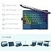 typecase Touch Keyboard Case for iPad Air 11-inch(M3/M2, 2025/2024) & iPad Pro 11(4th/3rd/2nd/1st Gen), Multi-Touch Trackpad, 11-Color Backlight, 360°Rotatable for iPad Air 5/4th Gen, Pacific Blue