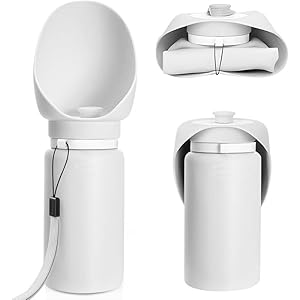 Lightweight Soft Silicone Pet Water Bottle,Foldable Silicone Travel Pet Water Bottle,Foldable Leak Proof Silicone Travel Pet Water Bottle,Lightweight Soft Silicone Foldable Dog Water Bottle for Pet