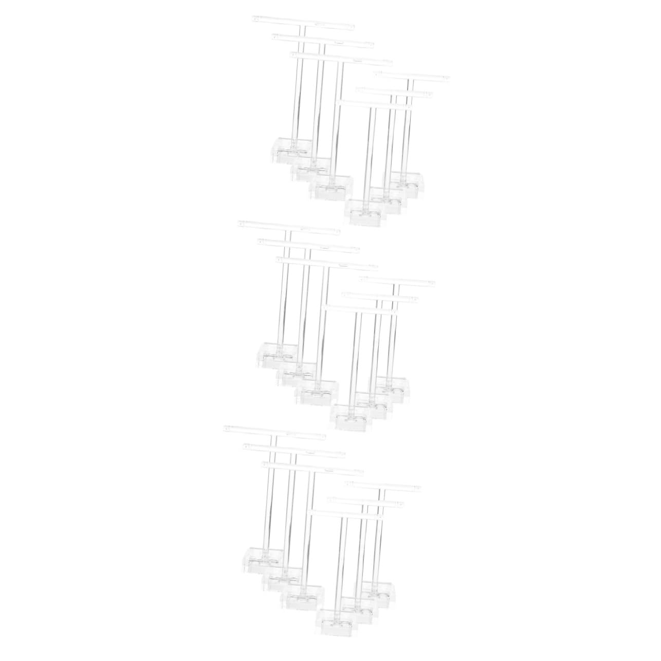 Présentoir À Boucles D'Oreilles En Acrylique Transparent Healvian 18 Pièces