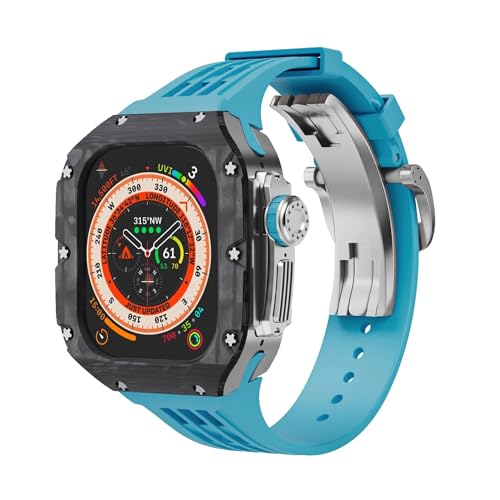Funda de fibra de carbono Ultra para serie SE y 4 de 44 mm con acabados de lujo artesanal