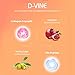 IBling D-Vine Pomegranate 60 Chewable Tablets Collagen. Collagen Tripeptide 4X Fast Absorb Increase Hydration & Skin Elasticity. Effective Within 6 Weeks. 6 Bottles