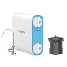 HYDROVOS RO1600 Reverse Osmosis System with TRO Mini Pressure Water Tank, Under Sink Tankless RO Water Filter System, Bundle