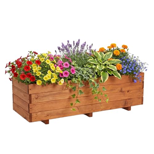 IvoQ Jardinière en bois 120 x...