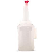 Traex 1 Gallon Pack of Bar Keep II Bottles w/Colored Spouts
