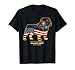 Freedom Crew Americas 250th 1776-2026 Bulldog American Flag T-Shirt