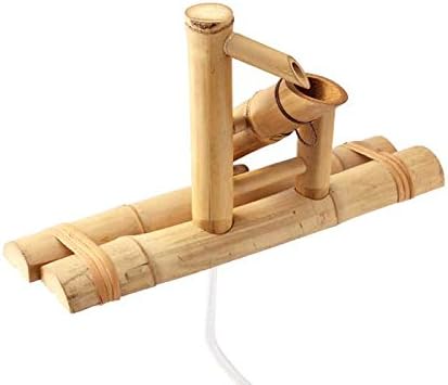 Bamboo Accents Rocking Fountain on Bamboo Arms - 16 Inch Width for Use with Your Favorite Container Shishi Odoshi Deer Scarer
