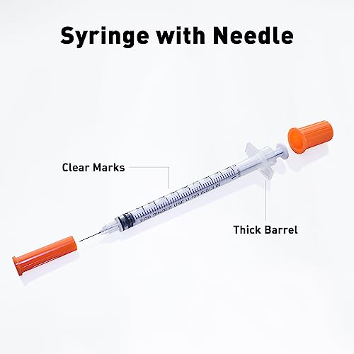 u-100 1cc 31 gauge 516 inch syringe individually packed 20 pack
