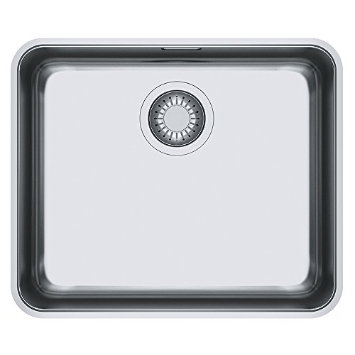 FRANKE 122.0204.649 | Évier de cuisine sous plan en acier inoxydable - Aton (ANX 110-48) | Cuve simple | Couleur/Finition : Inox soie