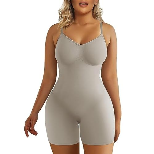SHAPERX Shapewear for Women Tummy Control Bodysuit Butt Lifter Full Body Shaper Shorts One Piece