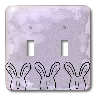 Three Bunnies Interrupteur à baïonnette 3dRose LSP_51441_2 : l'astuce pour masquer les murs ternes