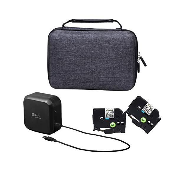 Aproca Hartschalen-Reisetasche, kompatibel mit Brother P-Touch Cube Plus PT-P710BT – Bild 6