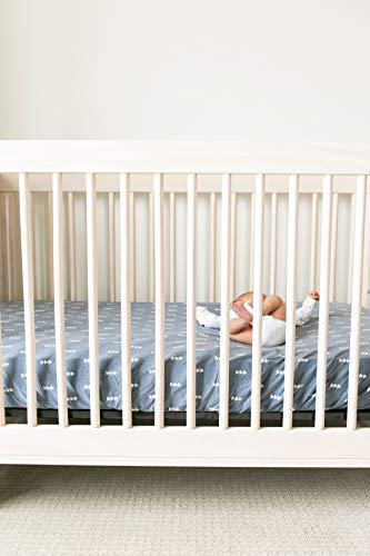 Image of Premium Fitted Knit Crib Sheet /Toddler Sheet North by Copper Pearl