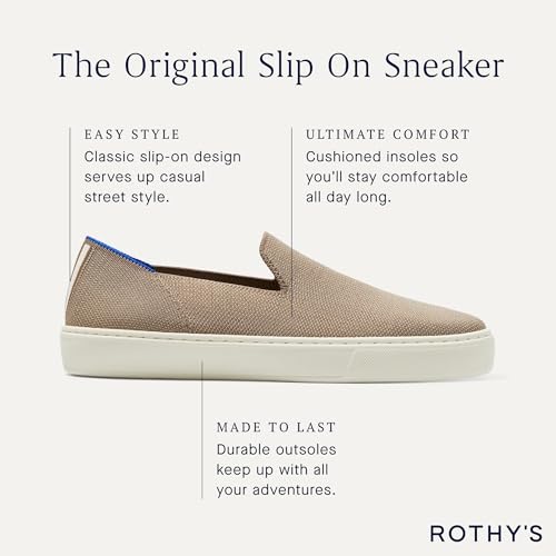 Rothy's The Original Slip On Sneaker, Women's Casual Fashion Shoes, Made from Recycled Plastic Bottles & Machine Washable3