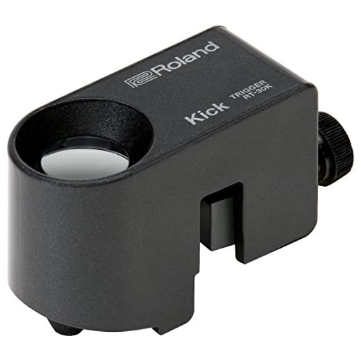 Disparador de bombo acústico Roland RT-30K para baterías V-Drums e híbridas