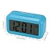 OurLeeme Reloj de Alarma Digital, batería Batería de Noche Pantalla LCD Sensor...