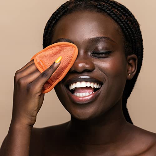 Ecotools Gentle Facial Cleansing Cloths, Reusable, Antioxidant Citrus Infused Face Cloths, Removes Makeup, Dirt, & Oils From Pores, Eco-Friendly & Washable, Vegan & Cruelty Free, Pack Of 2 #TOP4