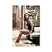 Produktbild LINYUYI Schauspieler Claudia Cardinale Kunstfoto 19 Leinwandposter Schlafzimmer Dekor Sport Landschaft Büro Raum Dekor Geschenk Rahmen:30 x 45 cm