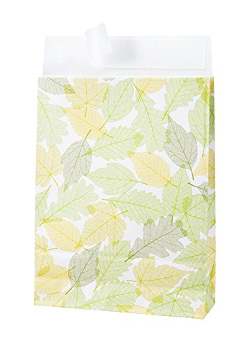 パックタケヤマ 紙袋 宅配袋 ディアBAG ボタニカルリーフ 10枚 XZV63305