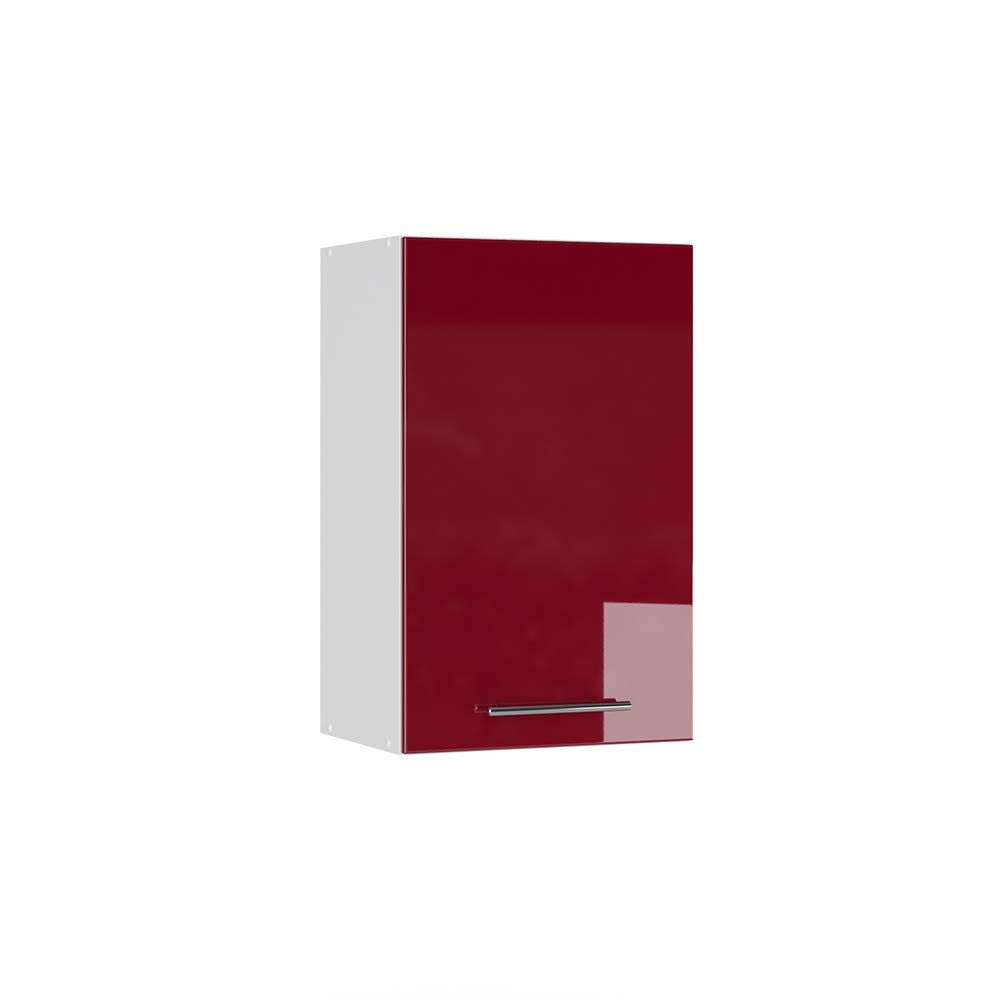 Vicco Wall cabinet Fame-Line, Bordeaux High Gloss, 45 cm, for combination with other modules from the Fame-Line series