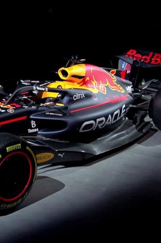 Image of Bburago Oracle Red Bull Racing RB21 Die Cast Formula 1 Car F1 Collectible, Ages 14+