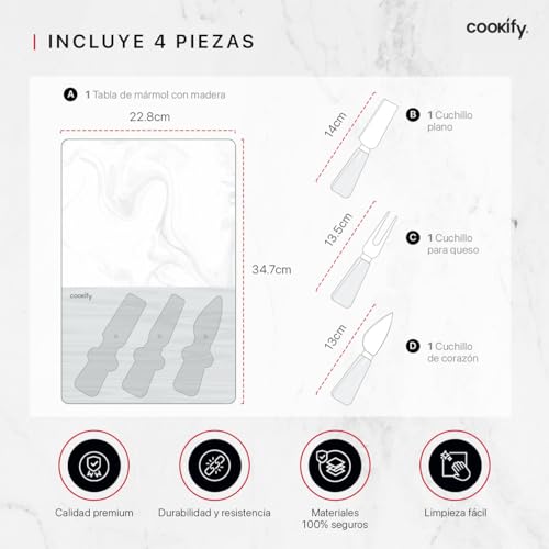 Listado de Palas para servir quesos para comprar online. 30 Imagen adicional