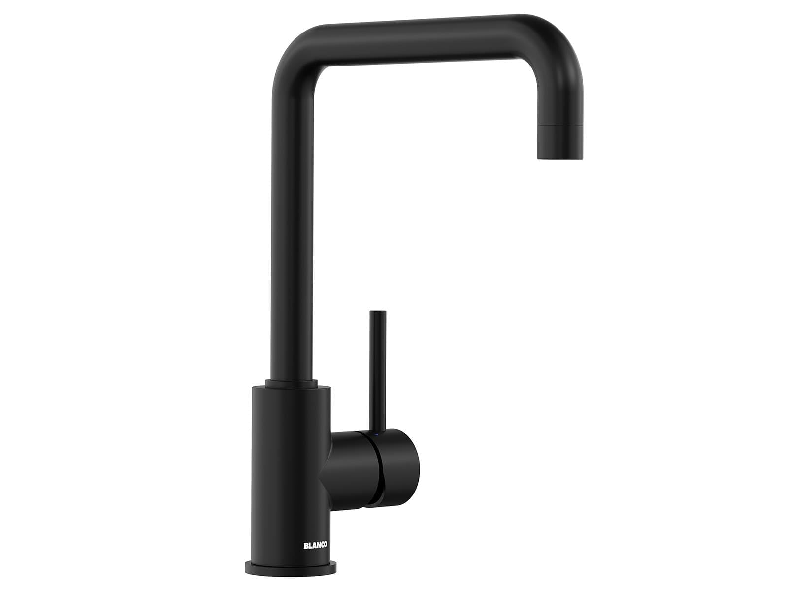 BLANCO Mili | Kitchen Mixer tap in Black matt | High-Pressure | Non-Return Valve | Ceramic Cartridge | Assured Water Quality & Water-Saving | [10.5x24.8x31 cm]
