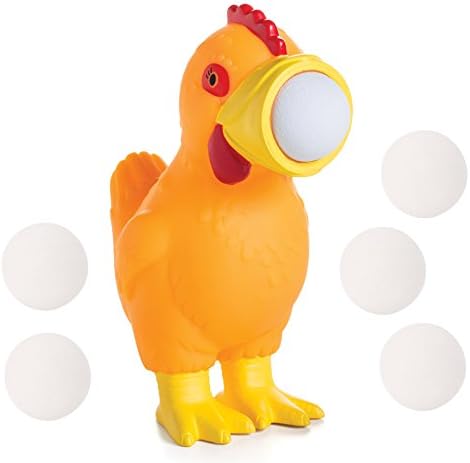 Miniatura 4 de Hog Wild Juguete para reventar bolas de pollo, relleno de calcetines navideños incluye 4 bolas de espuma suave, bolas de aire comprimibles de hasta