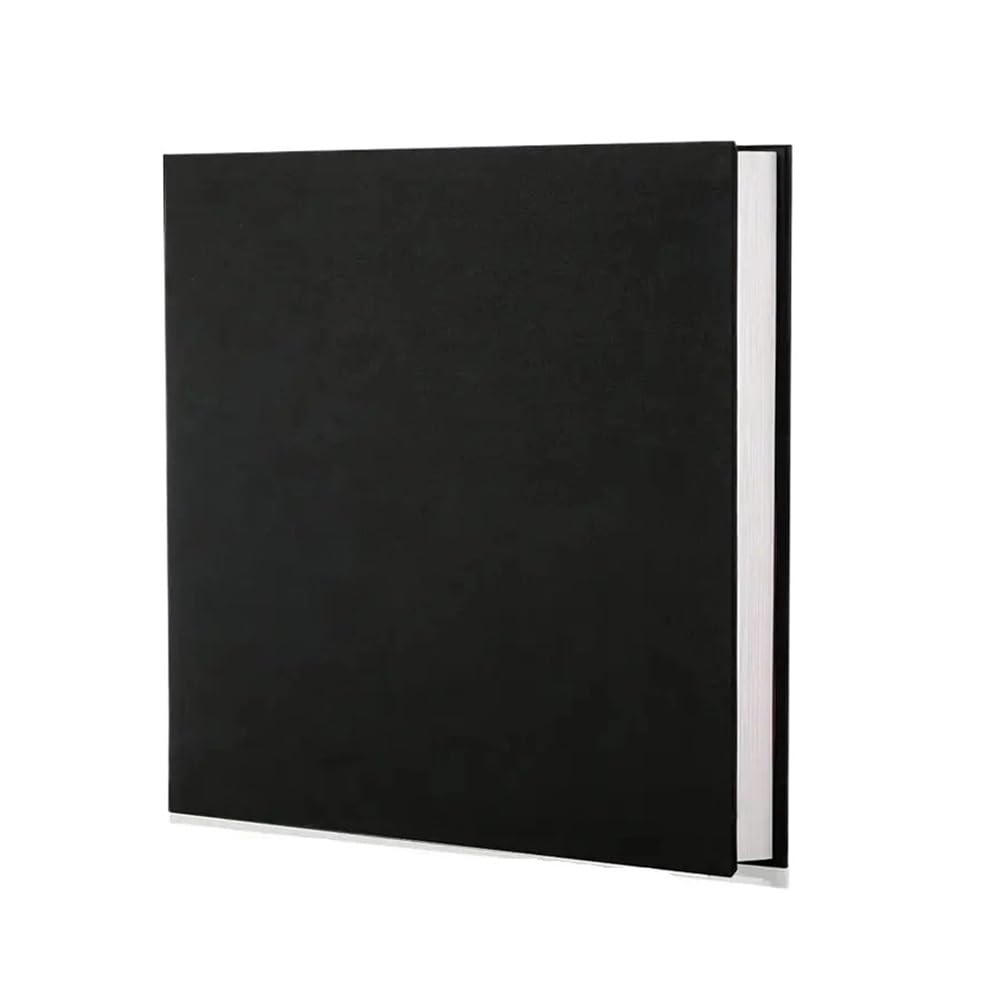 1pc Linen Photo Album Self Adhesive Scrapbook For 2x3 4x6 5x7 8x10 Pictures DIY Book(Gray)