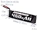 Blomiky 4 Pack 3.8V 450mAh Battery Suitable for Emax Tinyhwak RC Quadcopter Drone/E- MAX Battery 4