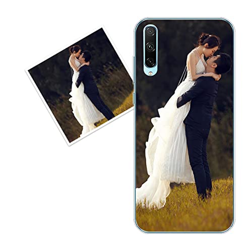 KARTXITAI Funda Personalizada Compatible con Honor 30i, Carcasa Personalizado con tu Foto o Texto Imagen, Gel Flexible,Trasparente,Regalo Original +1 x Cordón Universal para teléfono