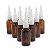 Produktbild 10er 30ml Leere Nasenspray-Flasche mit Fingerzerstäuber Sprühflasche Perfekt für Nasensprays - Braun