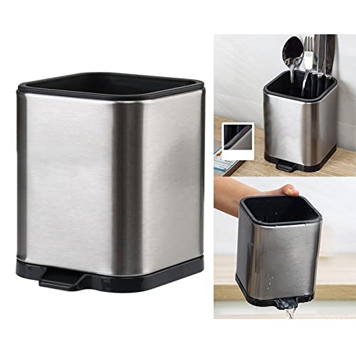 Fenteer Suporte de Talheres, Porta-pauzinhos de Drenagem, de Colher, Suporte de Talheres, Altura 12,