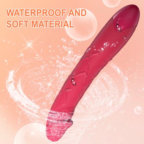 Image of G Spot Dildo Vibrator-Waterproof Adult Female Sex Toys with 10 Powerful Vibrations, Realistic Silicone Dildos Clitoris Stimulator for Woman Sexual Pleasure