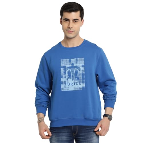 Sweat-shirt en coton Turtle pour homme : fini les vêtements serrés grâce à la maille élastique
