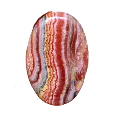 Pierre de rhodochrosite naturelle ovale pour bague et collier DIY