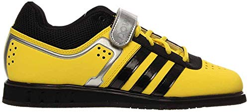 adidas Mens Powerlift Trainer 2 Weightlifting Shoes - Yellow/Black (6)